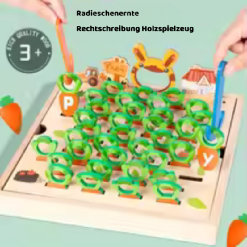 Montessori Lernspielzeug – Buchstaben & Motorik fördern