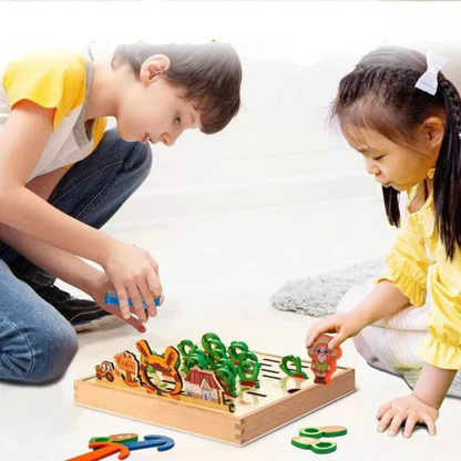 Montessori Lernspielzeug – Buchstaben & Motorik fördern