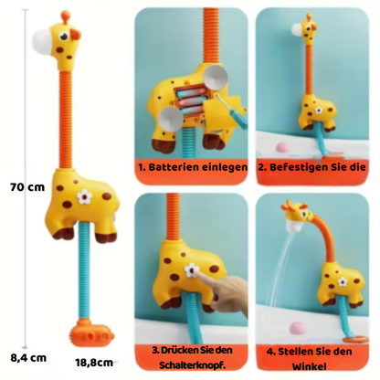 Giraffen-Sprinkler – 360° Wasserspaß für Kinder & Babys