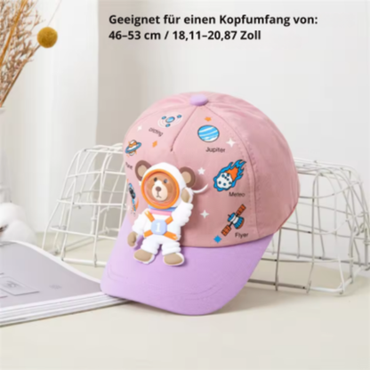 Karikatur Tragen Kinder Kappe für Kinder – Coole Streetwear für Jungs & Mädchen Rosa Einstellbar 4-8 Jahre