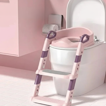 Faltbare Kinder-Toilettenleiter – Töpfchentraining leicht gemacht! Rosa