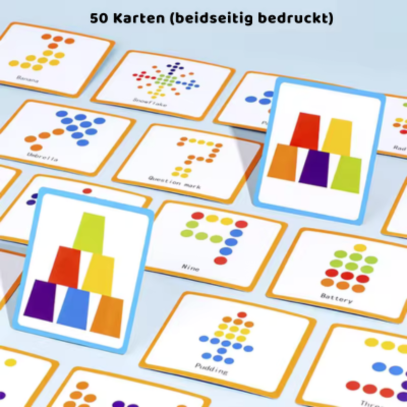 Farben lernen mit Spaß – Holzspiel zur Förderung von Kreativität & Denken