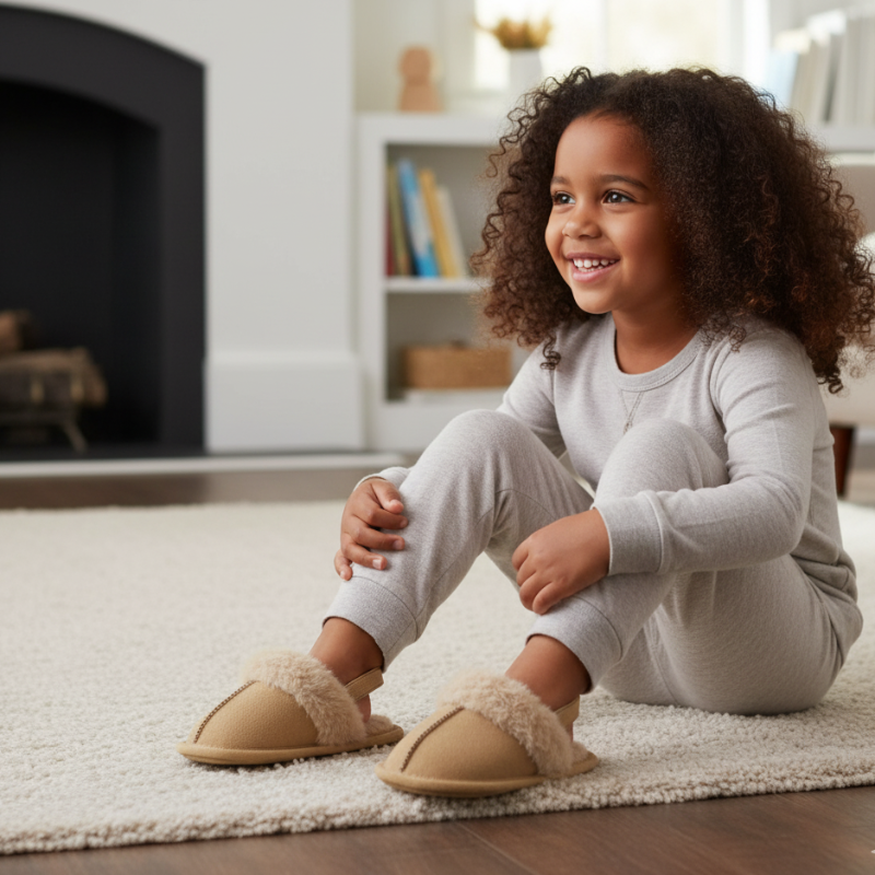 Kuschelige Baby Baumwoll-Sandalen – Weich, Warm & Perfekt für die ersten Schritte!
