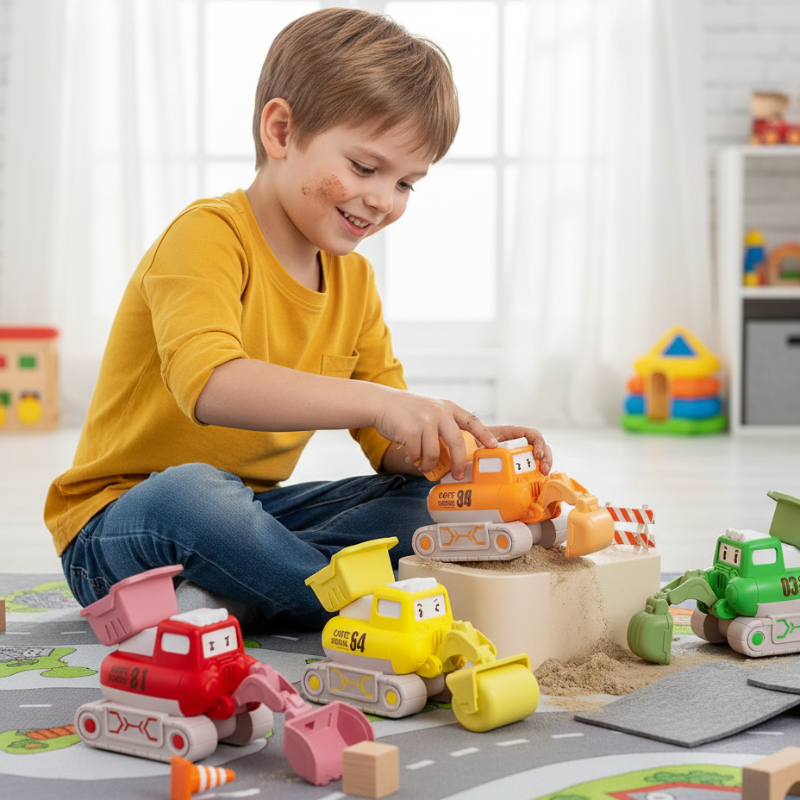 Intelligentes Cartoon-Auto-Spielzeug für Kinder