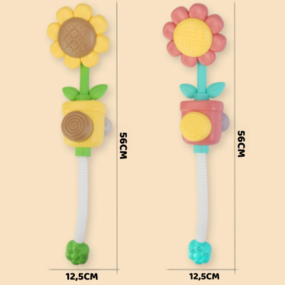 Baby Duschspielzeug Sonnenblume – Wassersprinkler & Badekugel