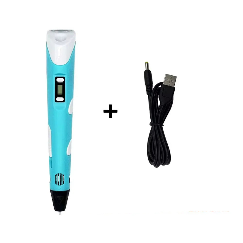 Schlau 3D Stift Pro – Erschaffe deine Welt in echtem 3D! Blau