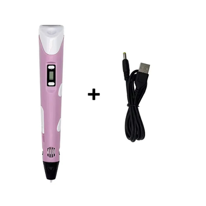 Schlau 3D Stift Pro – Erschaffe deine Welt in echtem 3D! Rosa