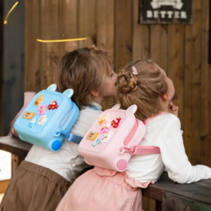 Intelligenter Kinder-Rucksack mit Rückenstütze & DIY-Design