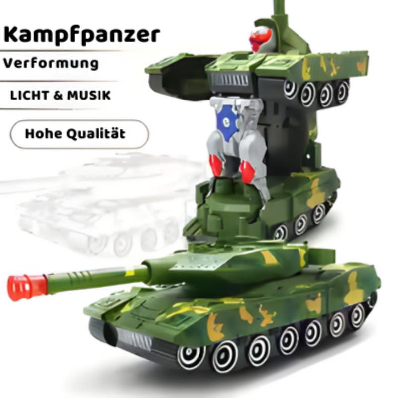 2-in-1 Transformations-Auto mit Licht & Musik – Roboter Spielzeug