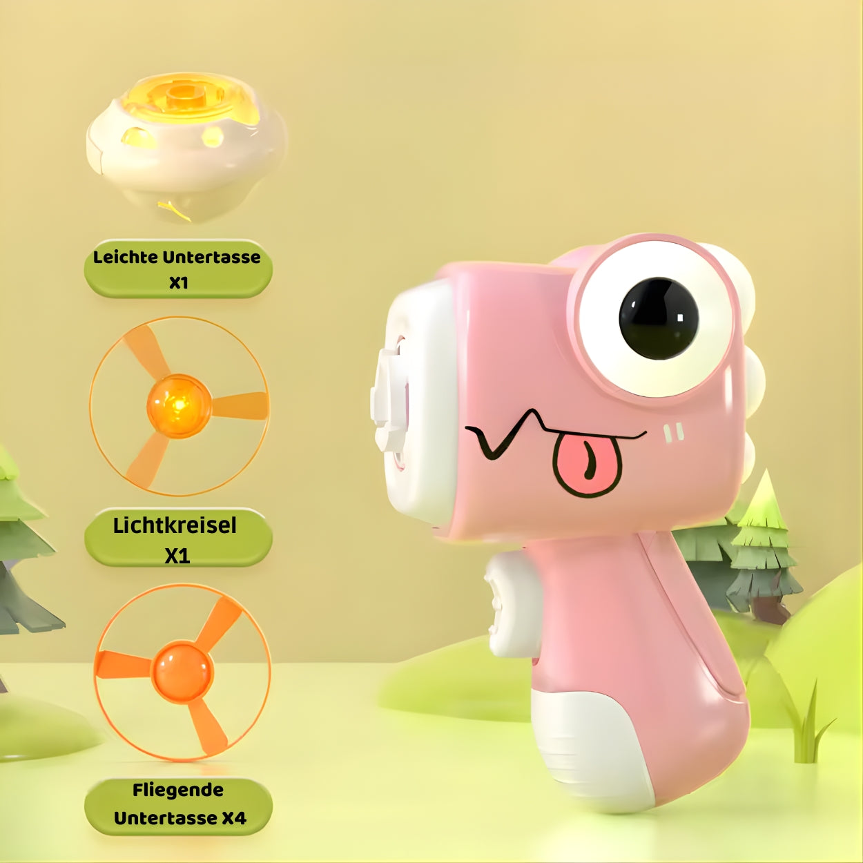 LED Dino Disc Shooter – Fördert Bewegung & Koordination