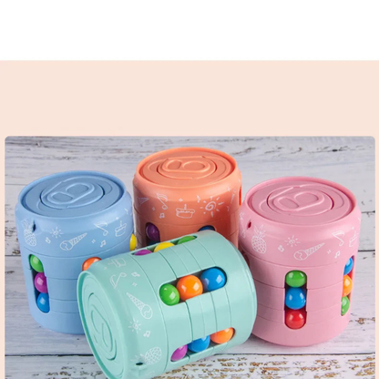 Magisches rotierendes Bohnen-Puzzle-Würfelspiel