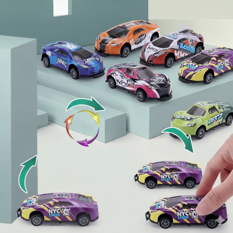 Mini Springen Autos– 360° Sprung-Aktion für Kinder!