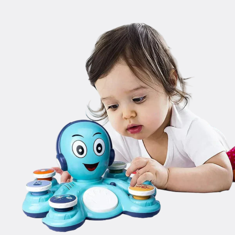 Baby Musik-Oktopus – Spielen, Lernen & Staunen mit Licht & Klängen