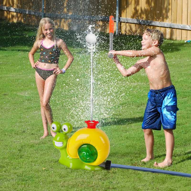 Sommer Schnecken-Wassersprinkler – Der interaktive Wasserspaß für heiße Tage