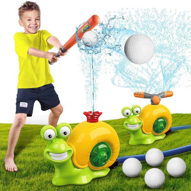 Sommer Schnecken-Wassersprinkler – Der interaktive Wasserspaß für heiße Tage