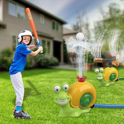 Sommer Schnecken-Wassersprinkler – Der interaktive Wasserspaß für heiße Tage