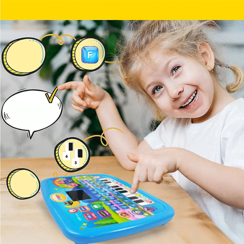 Interaktives Lernspielzeug mit Musik Buchstaben und Zahlen