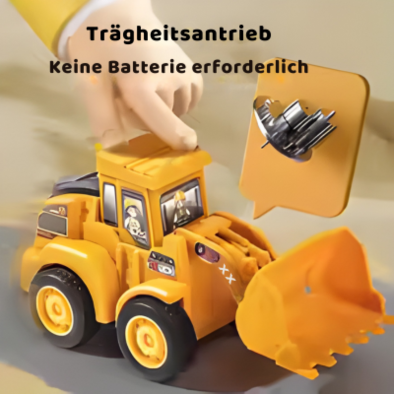 Mini-Baustellen-Fahrzeug Satz – Kreatives Lernspielzeug für kleine Baumeister