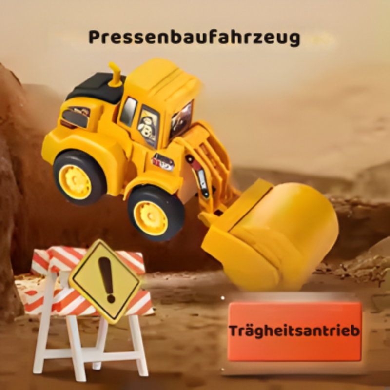 Mini-Baustellen-Fahrzeug Satz – Kreatives Lernspielzeug für kleine Baumeister