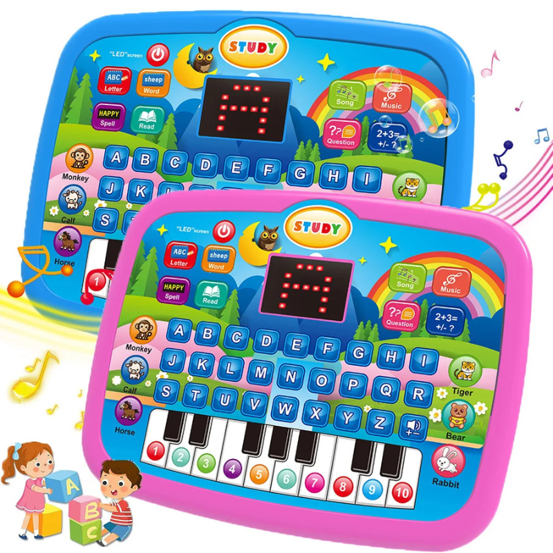 Interaktives Lernspielzeug mit Musik Buchstaben und Zahlen