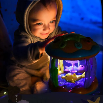 Magischer Ozean Licht Projektor – Musik & Lichter für Babys