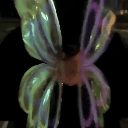 Magische LED Schmetterlingsflügel – Bewegliche Fairy Wings für Kinder