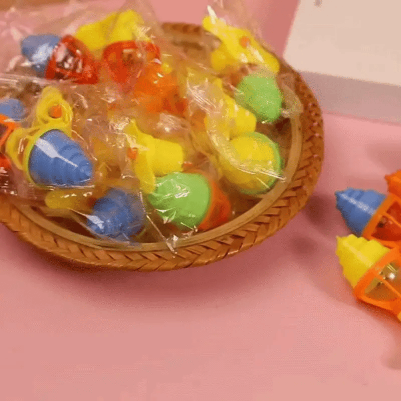 LED Leuchtkreisel Satz – Magischer Drehspaß für Kinder