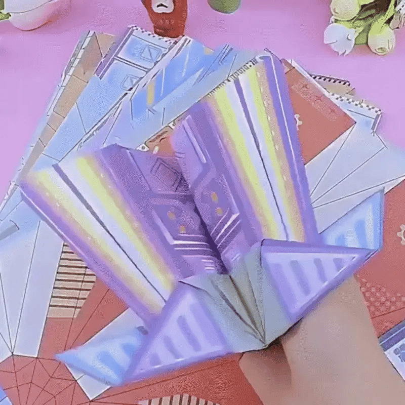 36-teiliges Origami Flugzeug-satz – Kreatives Bastelspaß für Kinder & Eltern
