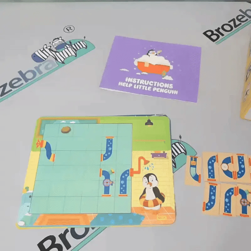 Pinguin-Puzzlespiel für Kinder – Fördert Kreativität und sorgt für Spaß für Eltern und Kinder