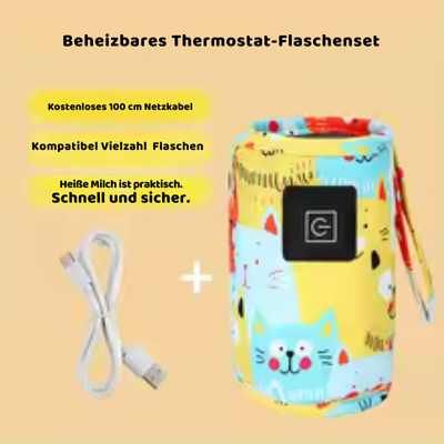 USB Babyflaschenwärmer – Immer trinkbereit, überall! Gelb