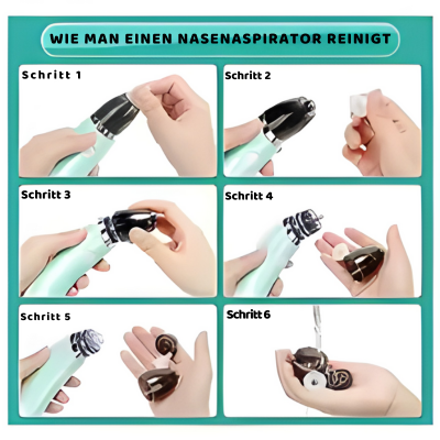 Sanfte elektrische Nasensauger – Atmen leicht gemacht für dein Baby