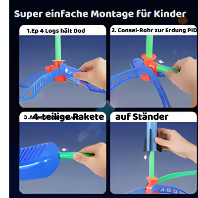 Luft Rakete Startprogramm – Sicherer Spielspaß für Kinder & Familie