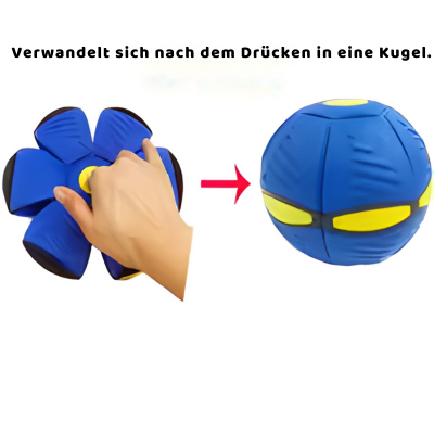 2-in-1 UFO Frisbee und Ball – Das perfekte Wurfspielzeug für Draußen