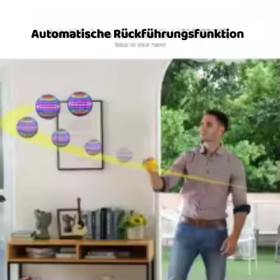 Magischer schwebender LED Ball mit bunten Lichtern