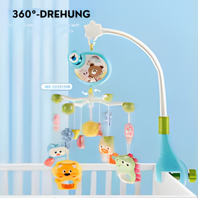 Babykrippe Musik Mobile Rassel Spielzeug, Licht & Fernbedienung