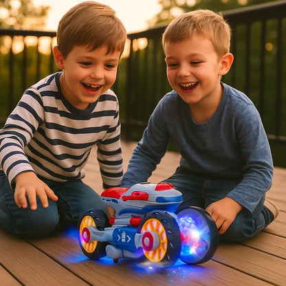 Bewegendes Motorrad-Spielzeug mit Musik & Licht für Kinder