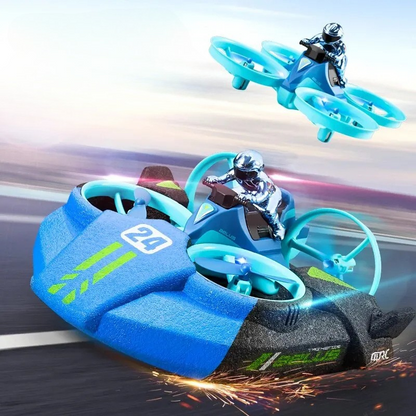 3-in-1 RC Drohne – Fliegen, Fahren & Schwimmen für Kinder