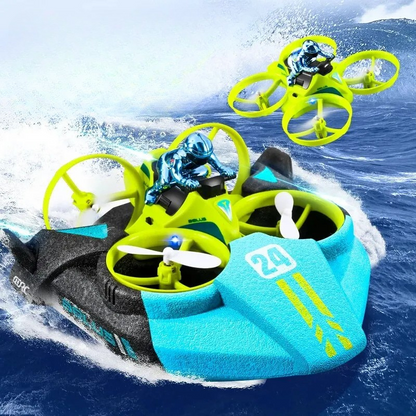 3-in-1 RC Drohne – Fliegen, Fahren & Schwimmen für Kinder