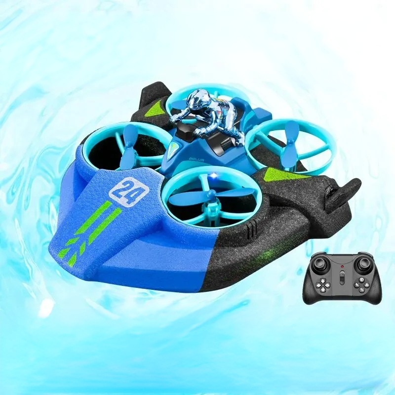 3-in-1 RC Drohne – Fliegen, Fahren & Schwimmen für Kinder
