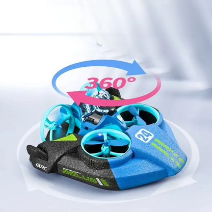 3-in-1 RC Drohne – Fliegen, Fahren & Schwimmen für Kinder