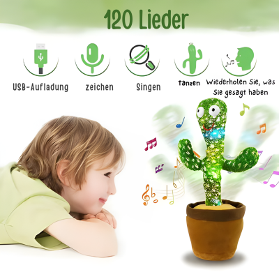 Lustiger Cactus, der spricht, singt & mit dir tanzt