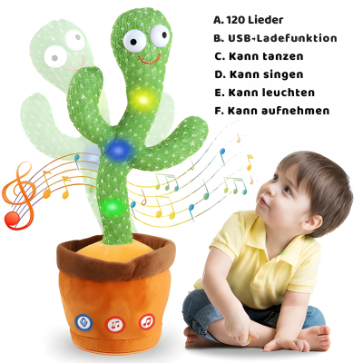 Lustiger Cactus, der spricht, singt & mit dir tanzt