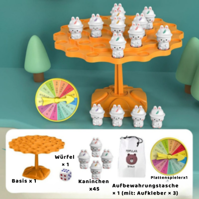 Eltern-Kind Balance Baum – Tier- & Weltraum-Modelle zum Lernen