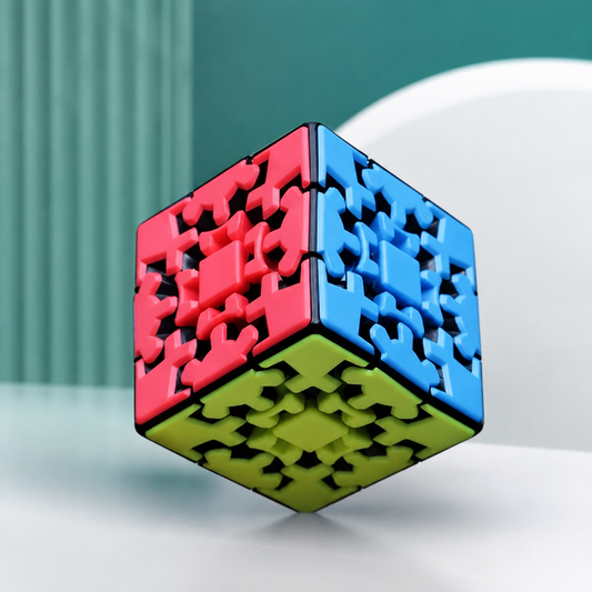 Zahnrad-Zauberwürfel – Kniffliger Puzzlespaß für Kinder & Erwachsene