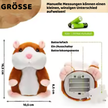 Sprechender tanzender Hamster – lustige Stimmwiedergabe