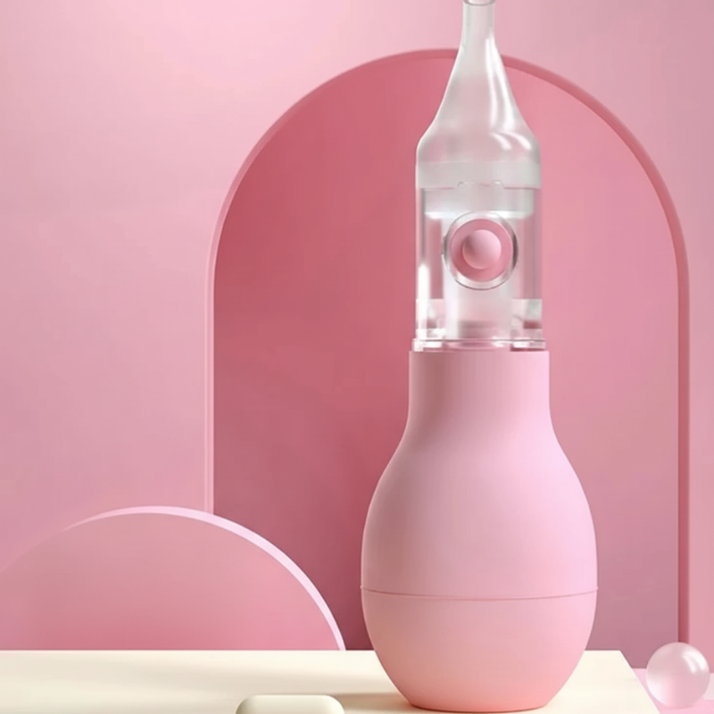 Sanfter Baby Nasensauger – sichere & hygienische Reinigung Rosa