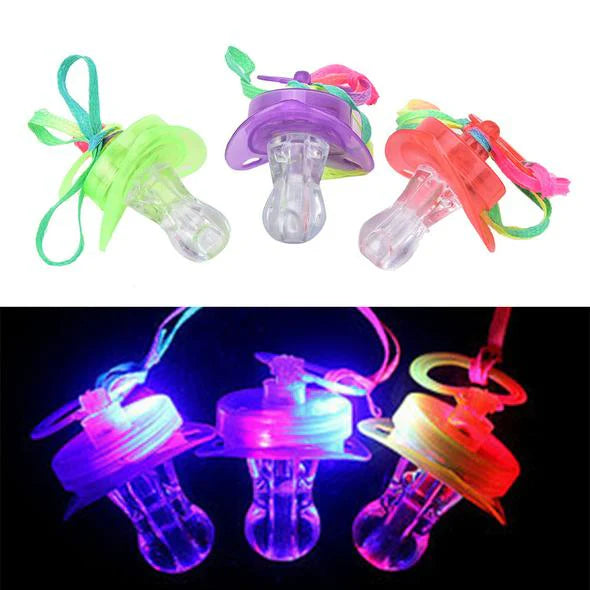 LED Schnuller-Pfeife – Blinkendes Partylicht mit Spaß-Garantie