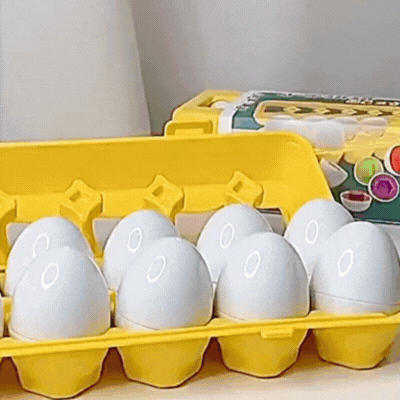 Montessori Schlau Eier – Farben & Formen spielerisch lernen!