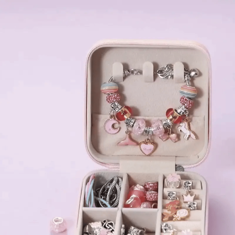Schmuck-Bastelset für Mädchen – 66 Teile für Spaß & Kreativität