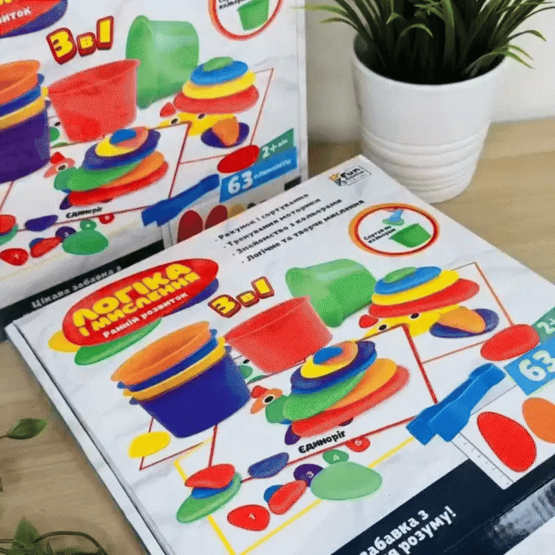 Rainbow Pebbles Montessori Lernspiel – Fördert Kreativität & Denken